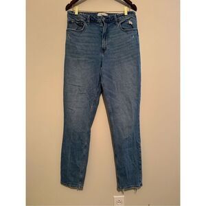 Abercrombie & Fitch The Skinny High Rise Curve Love Straight 30/10T Tall - LIKE